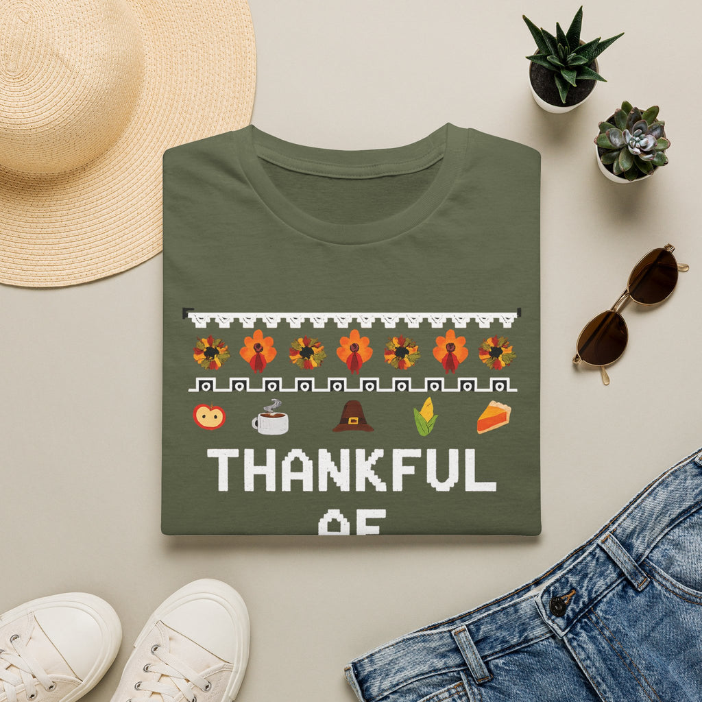 Thankful AF Thanksgiving T-Shirt — Cozy Fall Holiday Tee