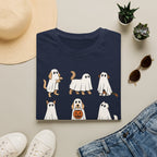 Ghost Dogs Halloween T-Shirt — Cute Puppy Ghosts with Pumpkin Design