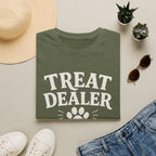 Treat Dealer T-Shirt — Funny Pet Treats Paw Print Tee for Dog & Cat Lovers