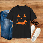 Pumpkin Jack-O'-Lantern Dachshund T-Shirt