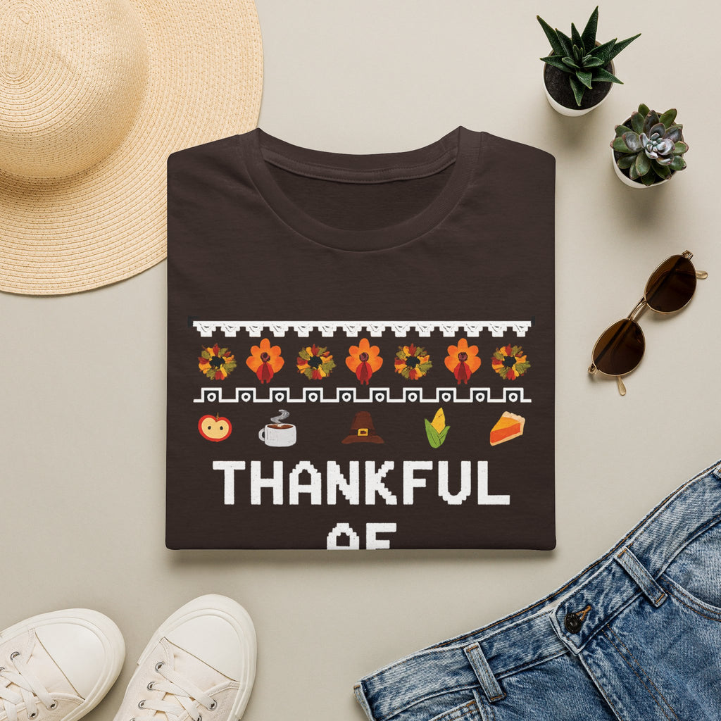 Thankful AF Thanksgiving T-Shirt — Cozy Fall Holiday Tee