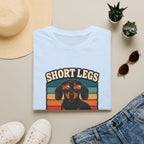 Short Legs Big Attitude T-Shirt — Retro Dachshund Graphic Tee