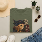 Patriotic Golden Retriever T‑Shirt