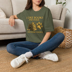 I Like Books and Dogs Graphic Tee (and Maybe 3 People)