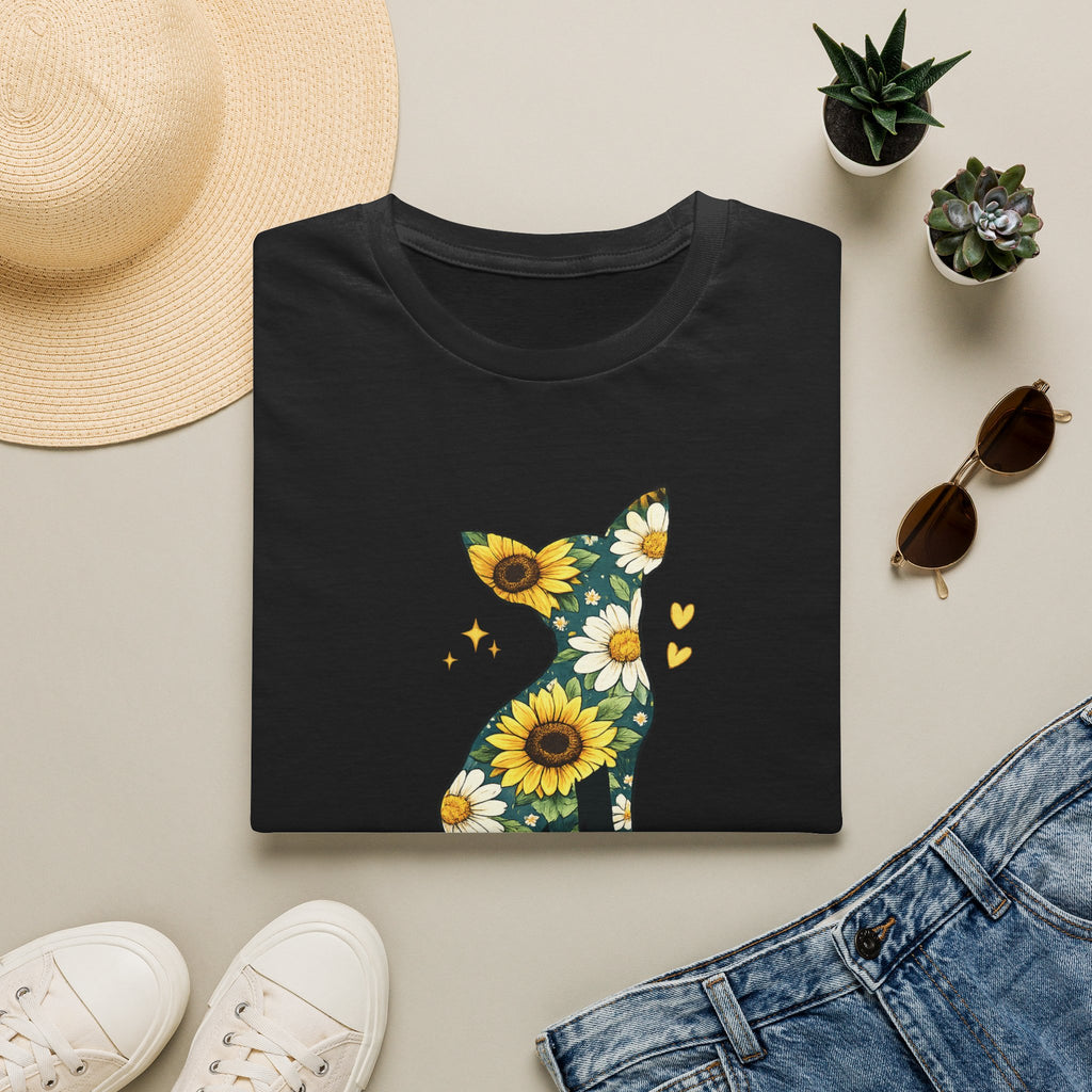 Sunflower Chihuahua Mama T-Shirt