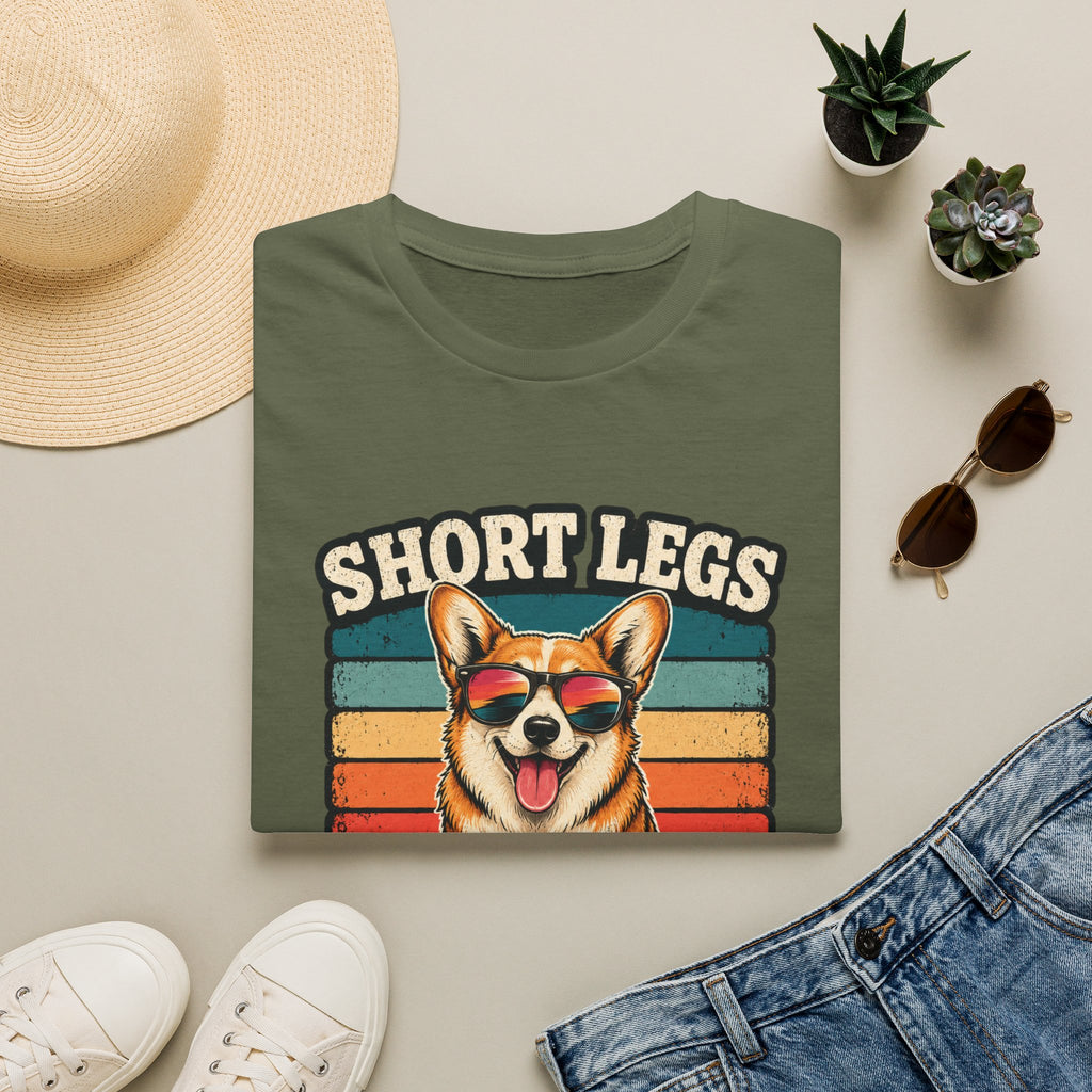 Corgi 'Short Legs, Big Attitude' T-Shirt
