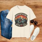 Mountains Aren't Just Funny They're Hill Areas T-Shirt — Retro Hiking Graphic Tee