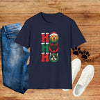 Christmas 'Ho Ho Ho' Dog T-Shirt — Festive Labrador, Pug & Frenchie Holiday Tee