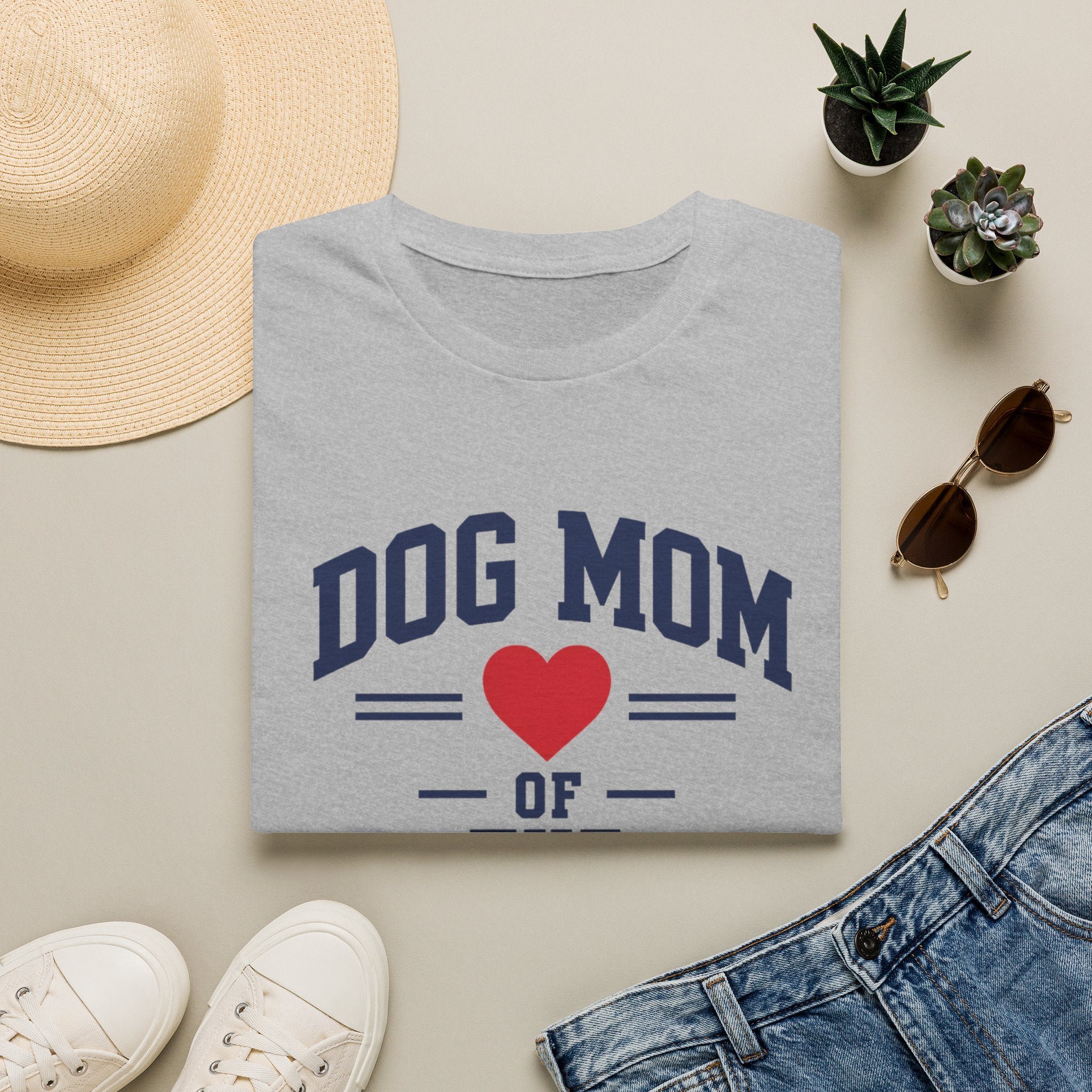 Dog Mom of the Year Heart Graphic