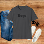 Dogs T-Shirt — Minimalist Dog Lover Tee