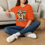 Bulldog Short Legs, Big Attitude Retro T-Shirt
