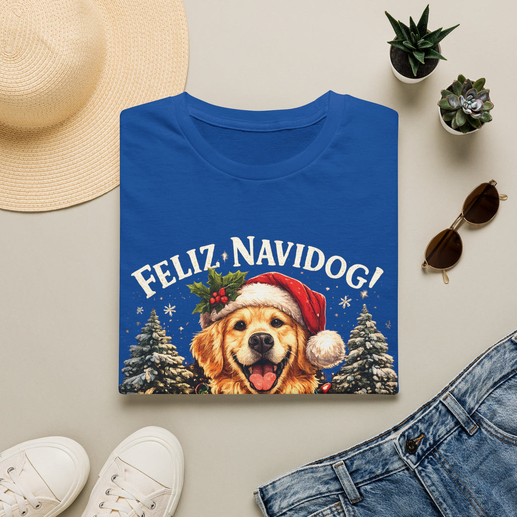 Feliz Navidog! Golden Retriever Holiday Tee
