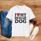 I Love My Rescue Dog T-Shirt