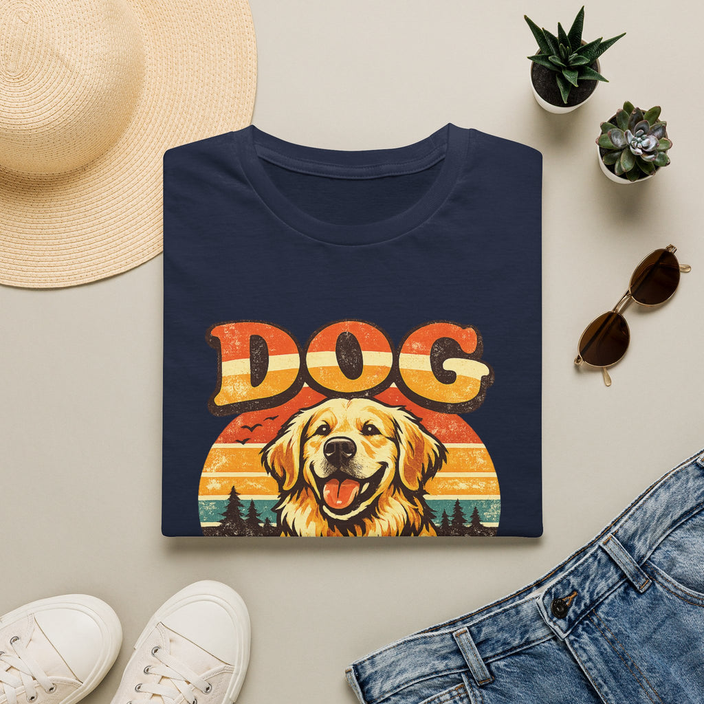 Dog Mom T-Shirt — Retro Golden Retriever Tee