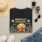 Anatomy of a Golden T-Shirt – Funny Golden Retriever Dog Tee