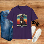 Short Legs Big Attitude T-Shirt — Retro French Bulldog Graphic Tee