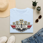 Dog Gun T-Shirt — Retro Patriotic Puppy Graphic Tee