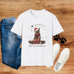 Christmas German Shepherd T‑Shirt — Merry Christmas Holiday Dog Tee