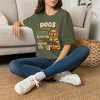 Dogs Are My Favorite Distraction T-Shirt – Cute Golden Retriever Paw Print Tee