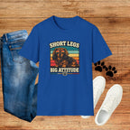 Short Legs Big Attitude T-Shirt — Retro Dachshund Dog Tee