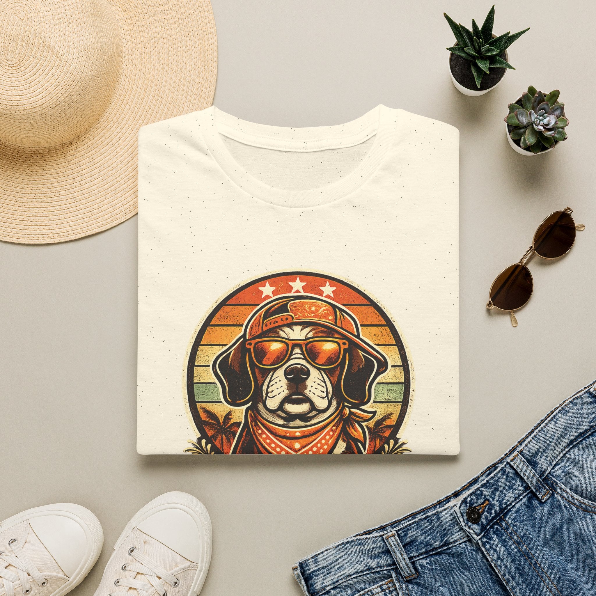 Southern Dog T-Shirt — Retro Sunglasses Beagle Graphic Tee
