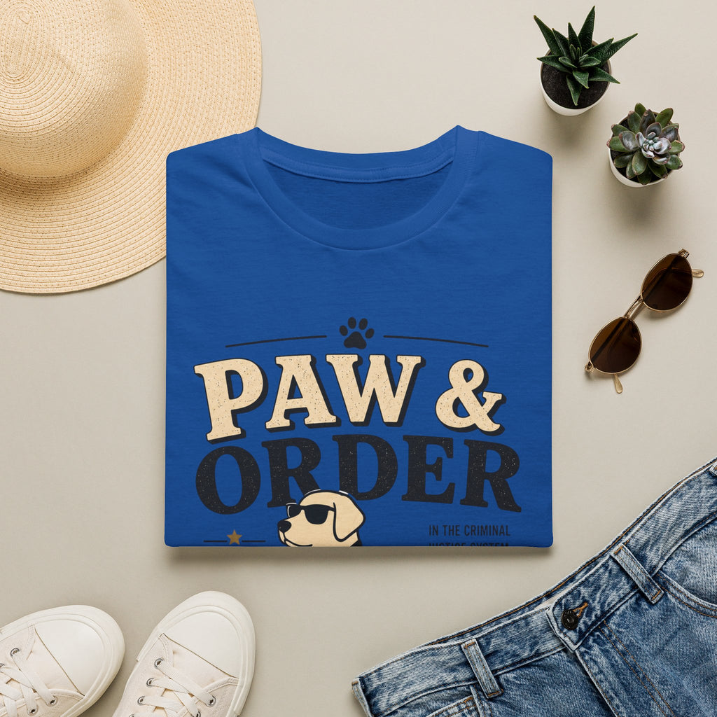 Paw & Order Dog T-Shirt — Funny Canine Pun Tee for Dog Lovers