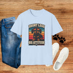 Short Legs Big Attitude T-Shirt — Retro Dachshund Graphic Tee