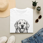 Dog Mom T‑Shirt — 'Best Dog Mom Ever' Golden Retriever Tee