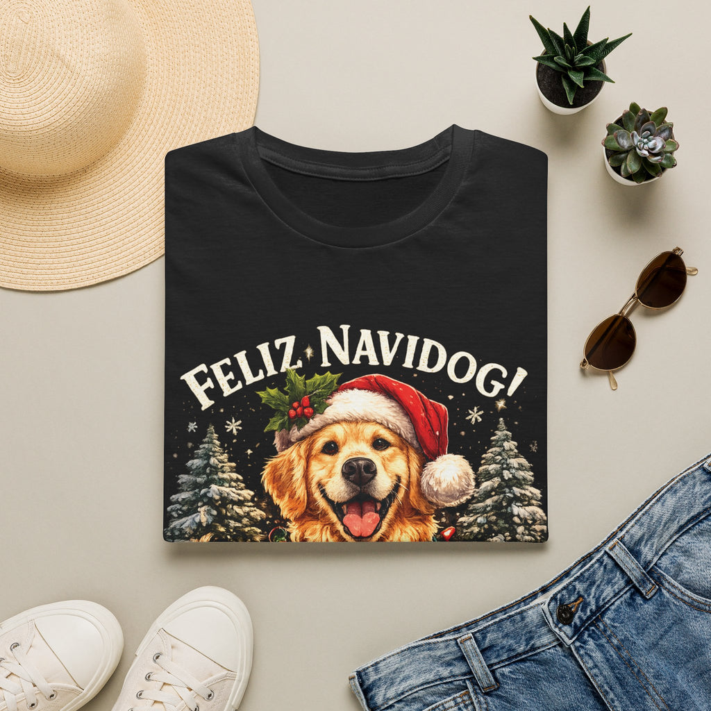 Feliz Navidog! Golden Retriever Holiday Tee