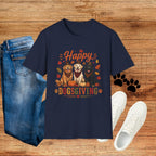 Dogsgiving T-Shirt — "Happy Dogsgiving" Thanksgiving Puppy Graphic Tee
