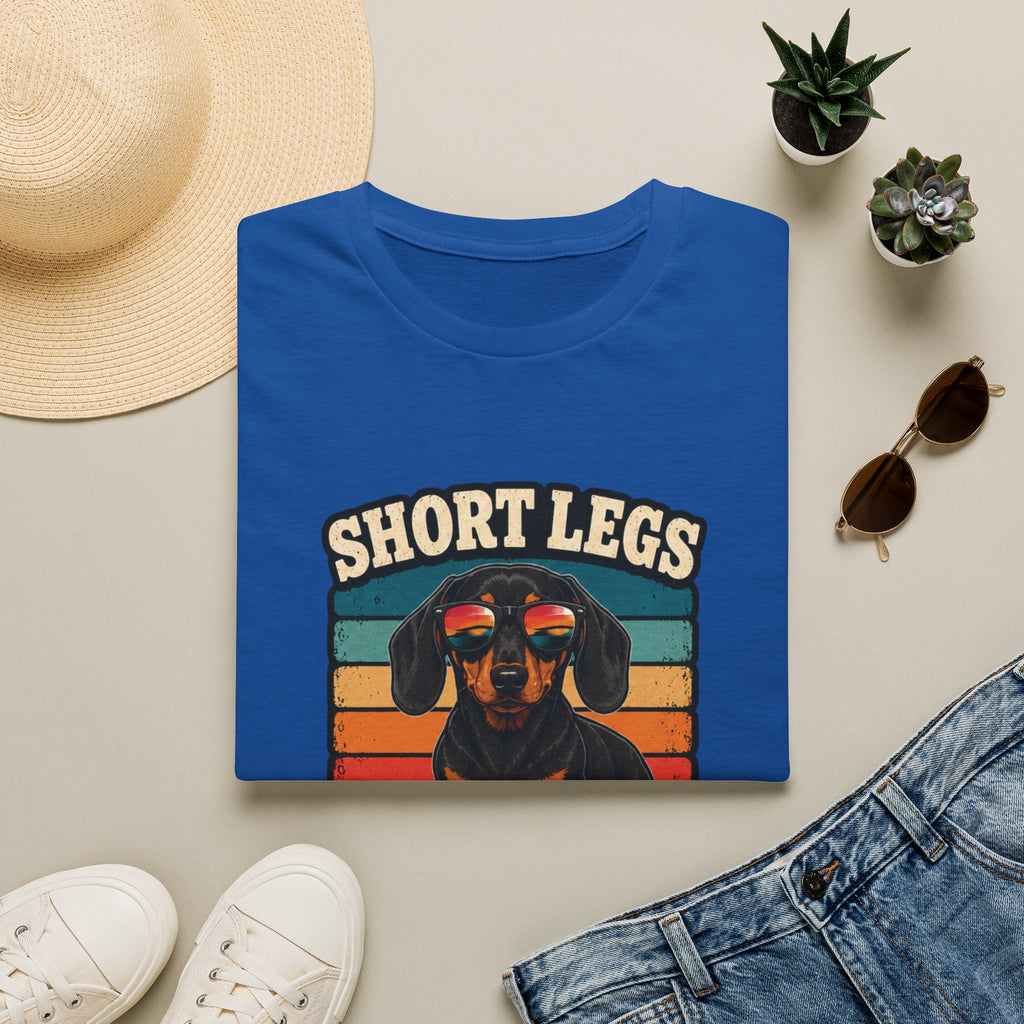Short Legs Big Attitude T-Shirt — Retro Dachshund Graphic Tee