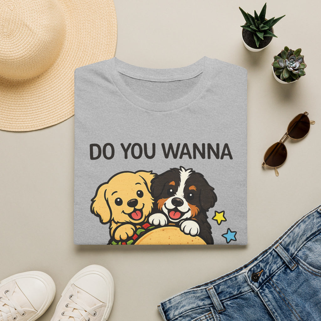 Do You Wanna Taco 'Bout It? Cute Puppy Taco Graphic Tee
