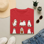 Ghost Dogs Halloween T-Shirt — Cute Puppy Ghosts with Pumpkin Design