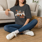 Halloween 'Boo Crew' Dog T-Shirt — Cute Puppy Ghosts & Pumpkins