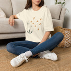 Dandelion with Flying Corgis Graphic Tee