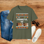 Thankful AF Thanksgiving T-Shirt — Cozy Fall Holiday Tee