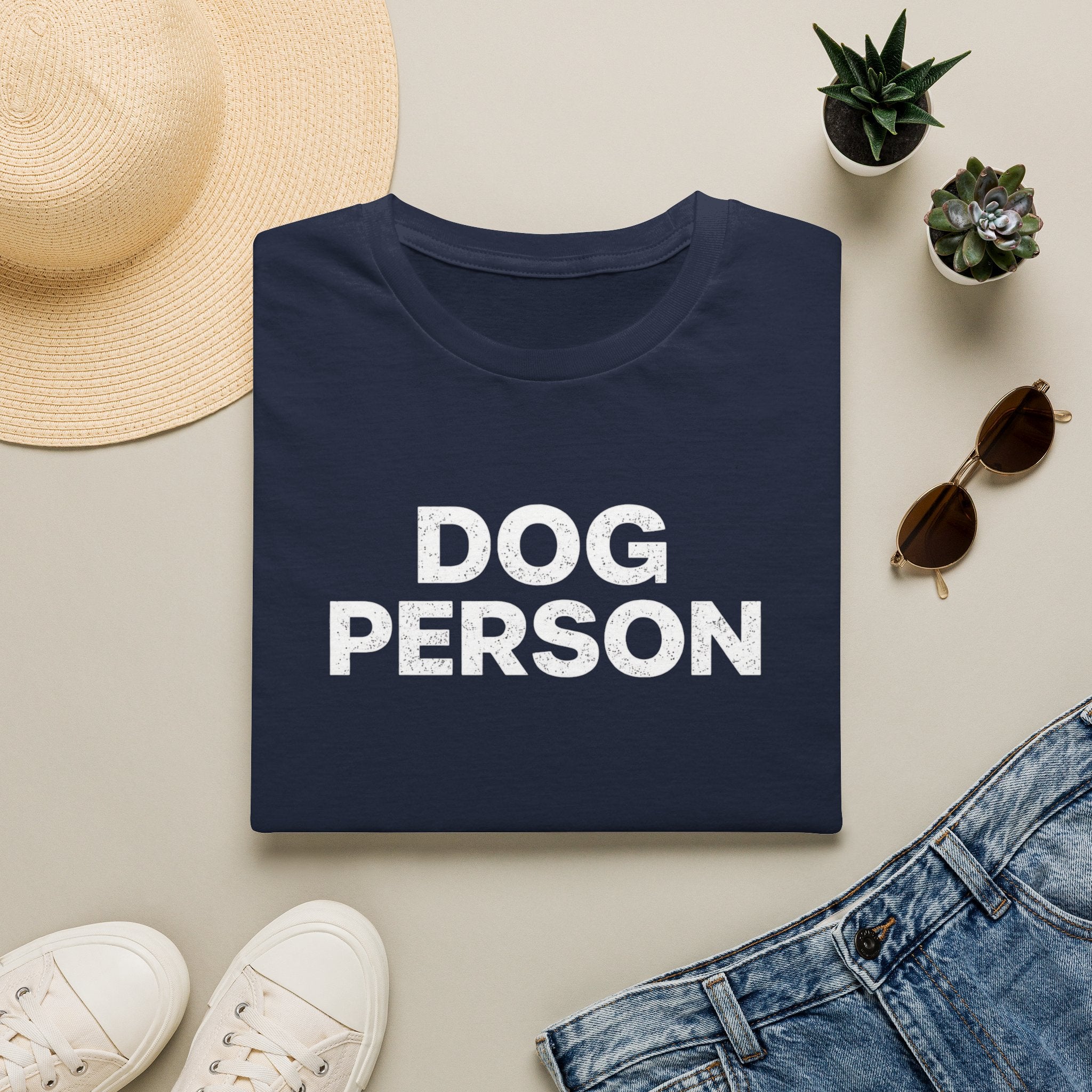 Dog Person T-Shirt — Bold Text Graphic Tee for Dog Lovers