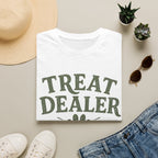 Treat Dealer T-Shirt — Funny Pet Treats Paw Print Tee for Dog & Cat Lovers