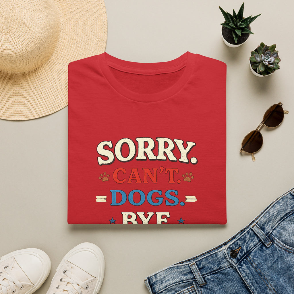 Sorry Can’t — Dogs Bye T-Shirt