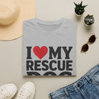 I Love My Rescue Dog T-Shirt