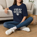 Treat Dealer T-Shirt — Funny Pet Treats Paw Print Tee for Dog & Cat Lovers