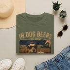 In Dog Beers I've Only Had One Funny Dog Beer Graphic Tee