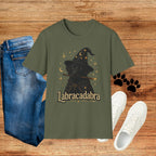 Labracadabra T-Shirt — Witch Hat Black Lab Halloween Tee