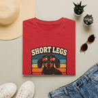 Short Legs Big Attitude T-Shirt — Retro Dachshund Graphic Tee