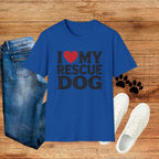 I Love My Rescue Dog T-Shirt