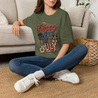 4th of July Dog T-Shirt — "Happy 4th of July" Patriotic Pet Tee