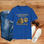 I Like Books and Dogs Graphic Tee (and Maybe 3 People)
