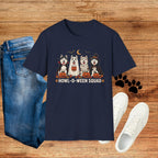 Halloween Huskies T-Shirt — "Howl-O-Ween Squad" Cute Dog Costume Tee