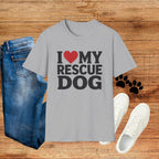 I Love My Rescue Dog T-Shirt