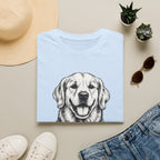 Dog Mom T‑Shirt — 'Best Dog Mom Ever' Golden Retriever Tee